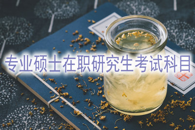 专业硕士在职研究生考试科目